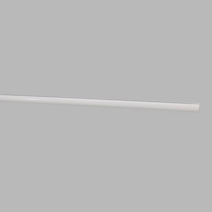 curtain track drapery rod with rail 20 mm color white in different lengths
